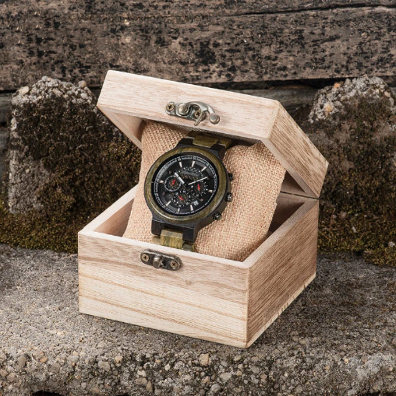 VARIUS - Homme - Bois de Santal/Vert - Loup Indigo