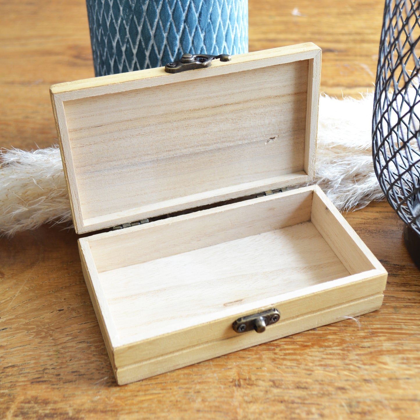 BOÎTE EN BOIS POUR NOEUD PAPILLON - Loup Indigo