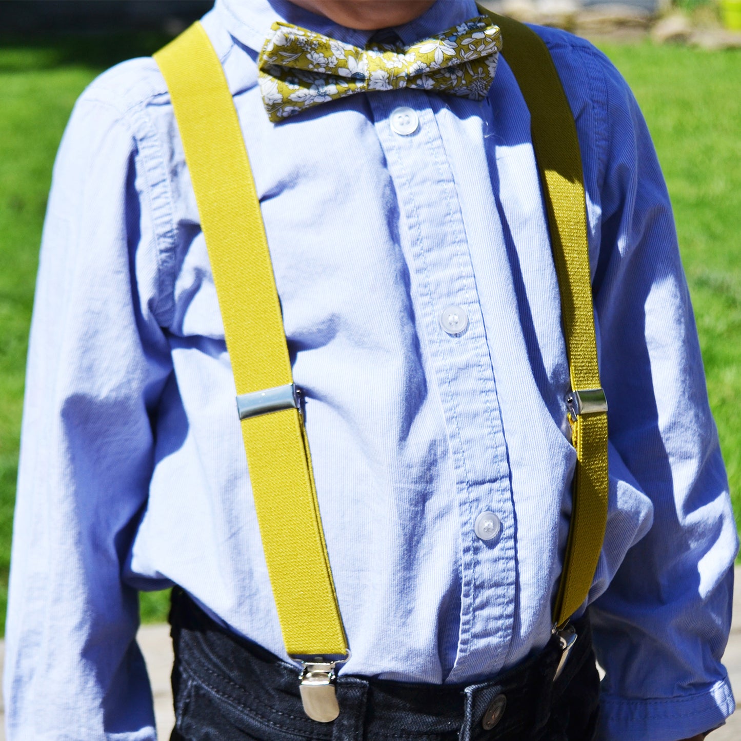 LE DUMFRIES - Coton - Duo Adulte/Enfant - Loup Indigo