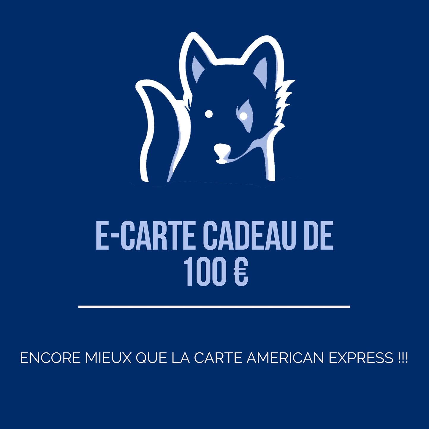 E-CARTE CADEAU - Loup Indigo