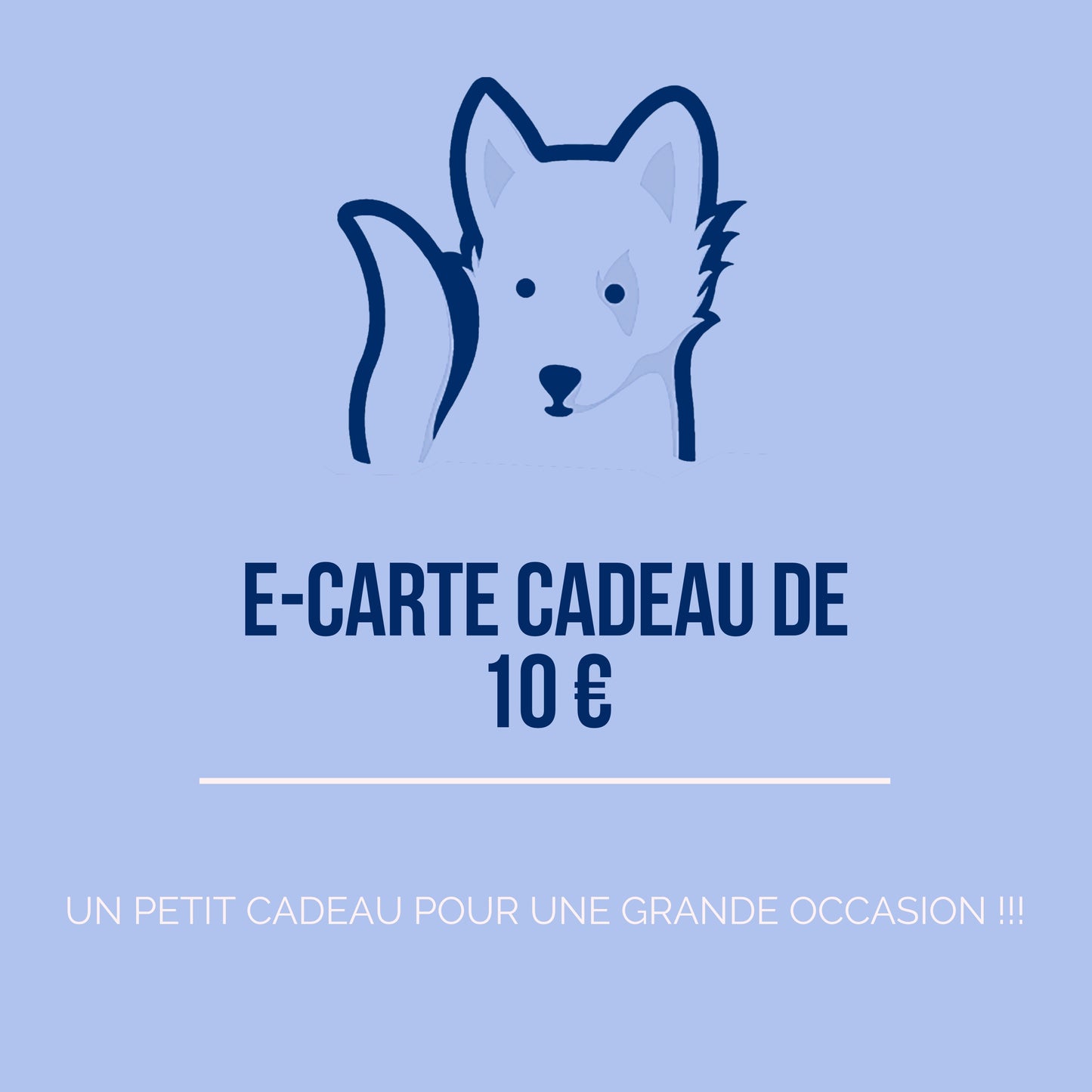 E-CARTE CADEAU - Loup Indigo