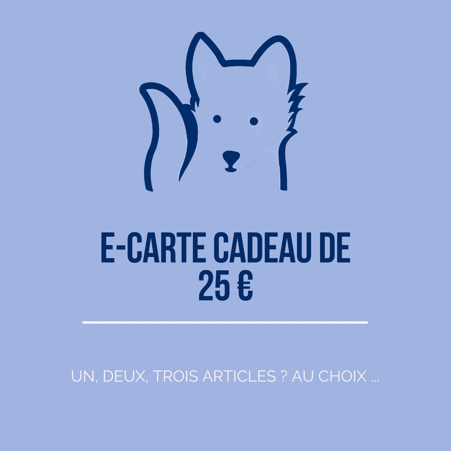 E-CARTE CADEAU - Loup Indigo