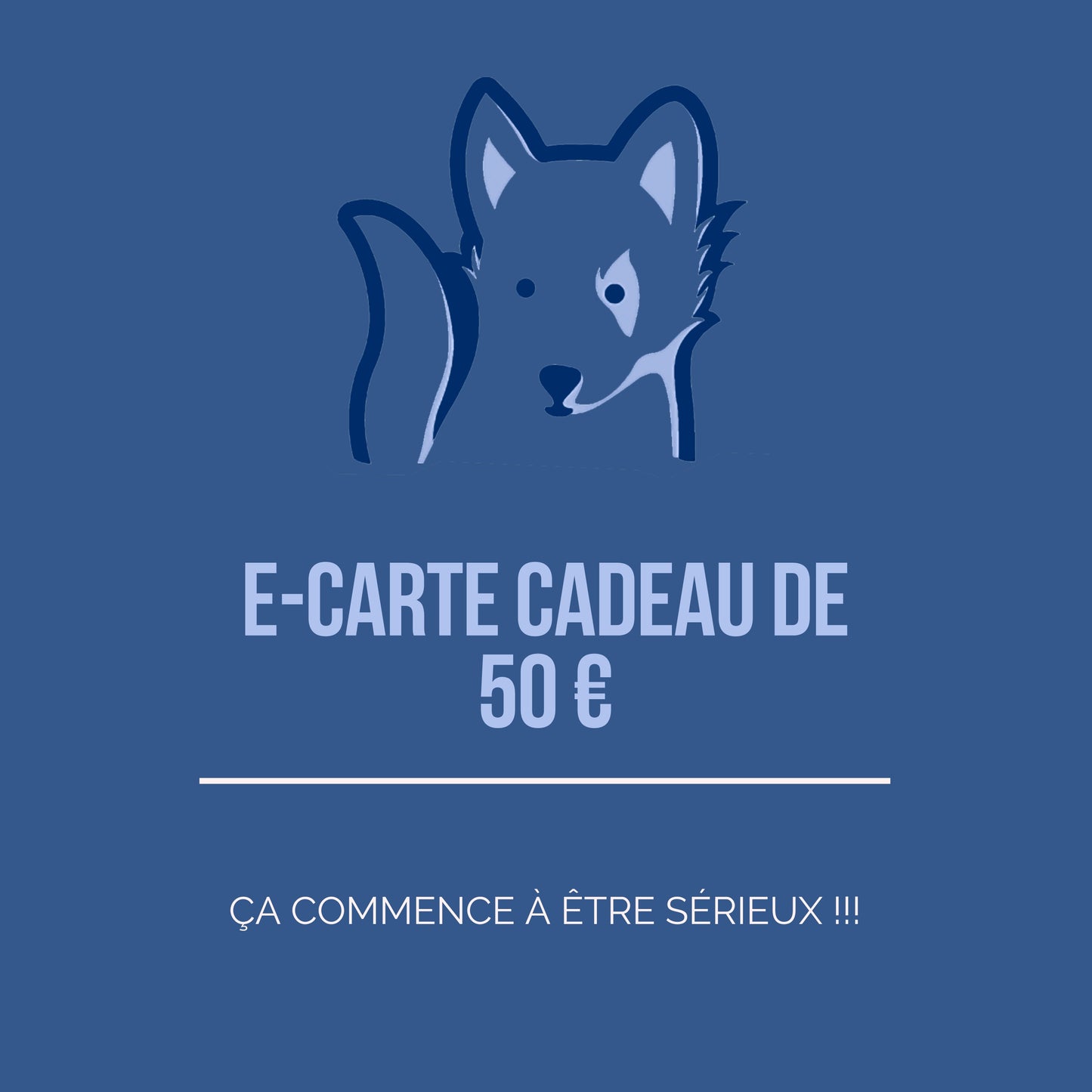 E-CARTE CADEAU - Loup Indigo