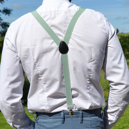 LE GREENOCK - Vert d'eau & Coton - Duo - Loup Indigo