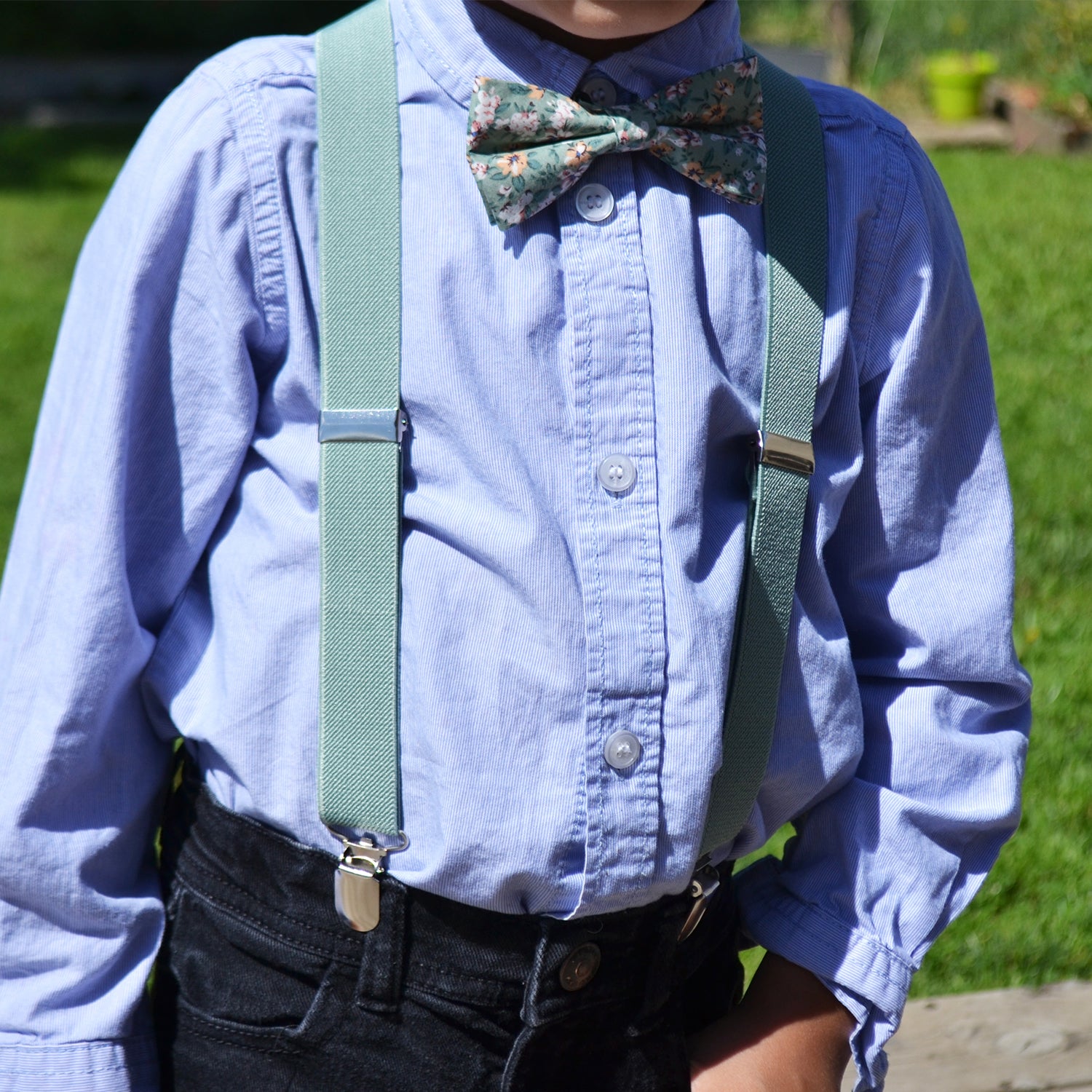 LE GREENOCK - Coton - Duo Adulte/Enfant - Loup Indigo
