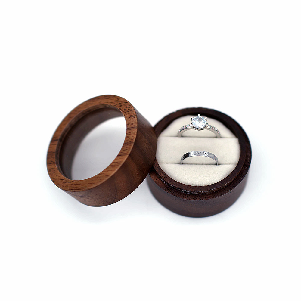 BOÎTE À ALLIANCES À FENÊTRE - Ronde blanche - Loup Indigo